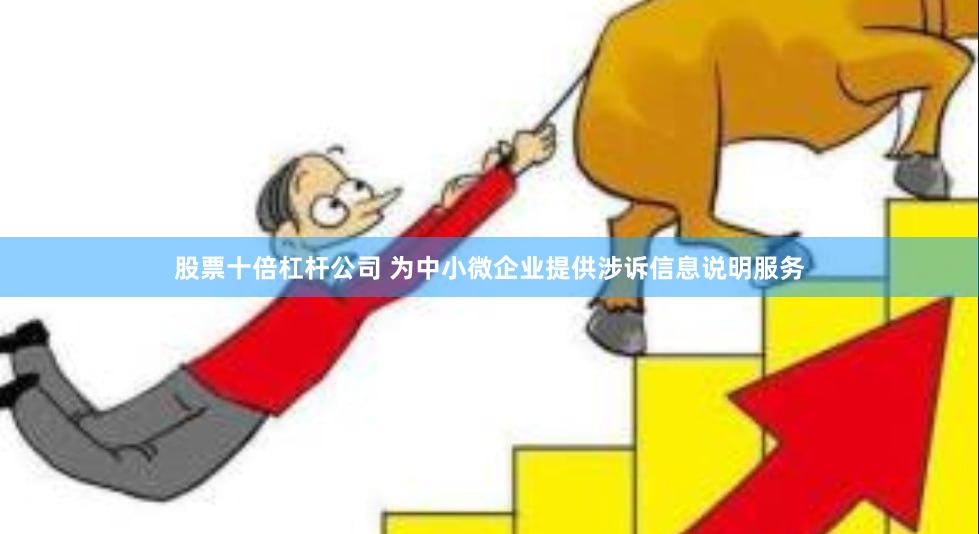 股票十倍杠杆公司 为中小微企业提供涉诉信息说明服务