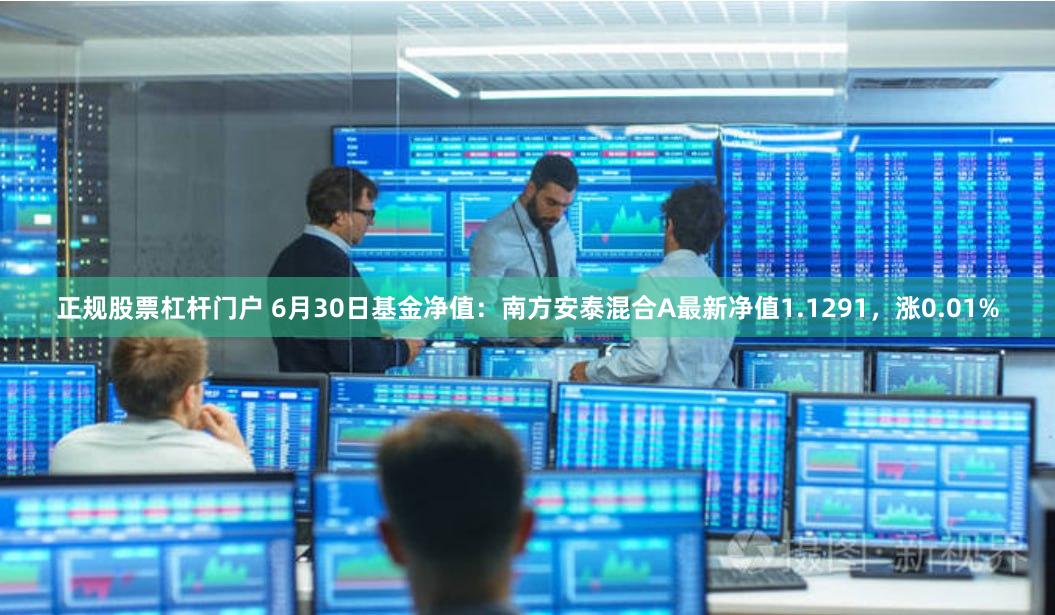 正规股票杠杆门户 6月30日基金净值：南方安泰混合A最新净值1.1291，涨0.01%