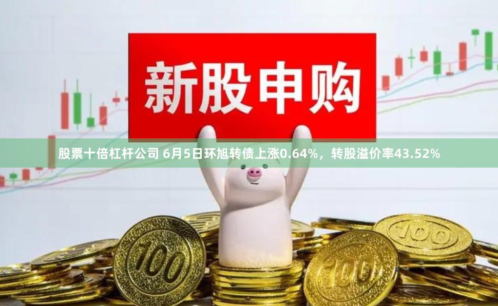 股票十倍杠杆公司 6月5日环旭转债上涨0.64%，转股溢价率43.52%