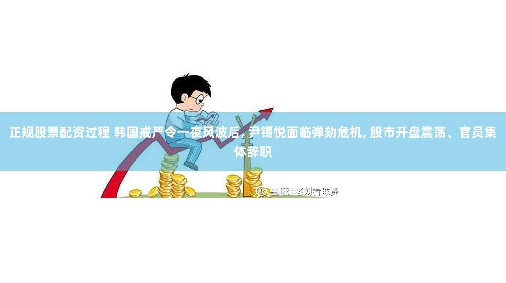 正规股票配资过程 韩国戒严令一夜风波后, 尹锡悦面临弹劾危机, 股市开盘震荡、官员集体辞职